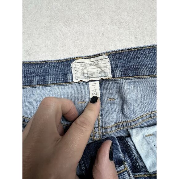 Current/Elliott Women's Jeans Boyfriend Cut, Super Loved Distress Size 24 - Picture 7 of 12